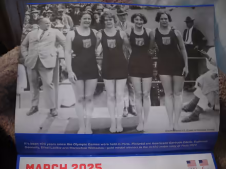 Photo of free 2025 US Olympic/Paralympic calendar (Swarthmore area) #2