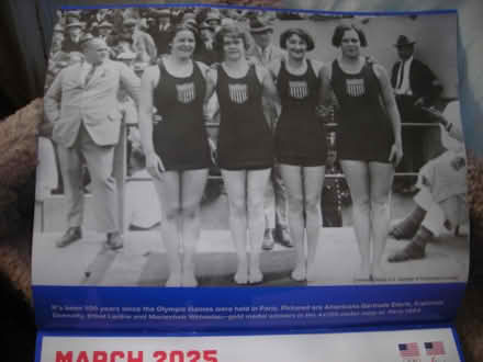 Photo of free 2025 US Olympic/Paralympic calendar (Swarthmore area) #2