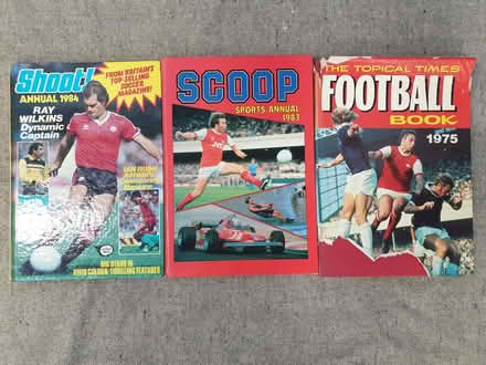 Photo of free Football annuals x 3 (Norton Canes WS11) #1