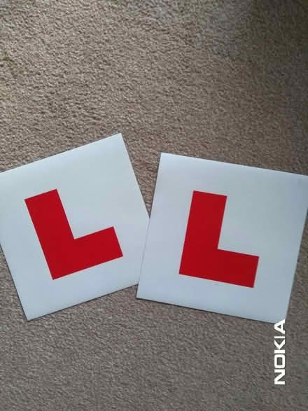 Photo of free Magnetic car L plates x 2 (Downend) #1