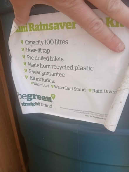 Photo of free Mini rainwater kit (Elmswell) #1