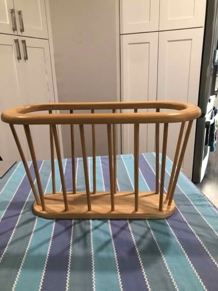 Photo of free Wooden magazine rack (Near downtown Walnut Creek) #1