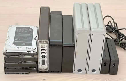 Photo of free Various hard drives and enclosures (Muswell Hill N10) #1