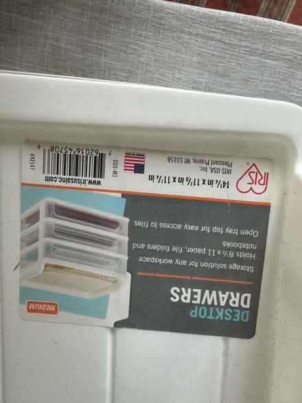 Photo of free Desk top drawers (Malden) #2