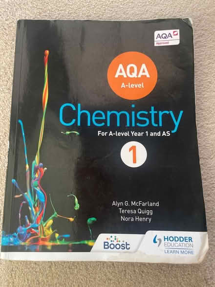 Photo of free Chemistry A Level AQA (Cr2) #1