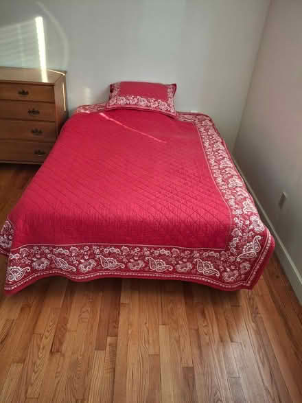 Photo of free Full Size Mattress, box spring, and (East Arlington) #1