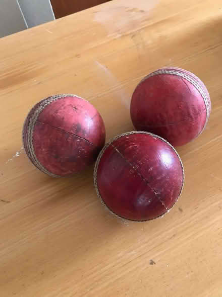 Photo of free Cricket balls - 3, used but still hard and round. (Lewes BN7) #1