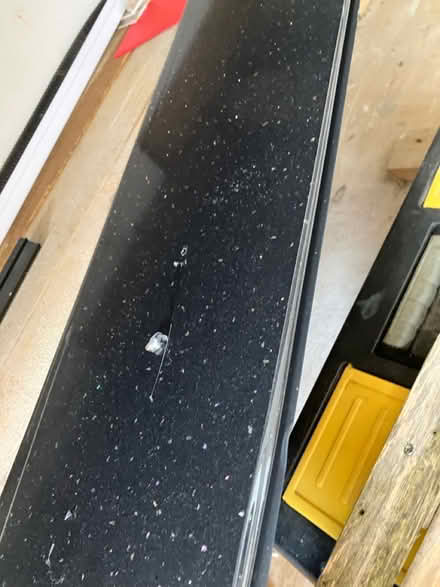 Photo of free Black sparkly bathroom panel (TR9) #1