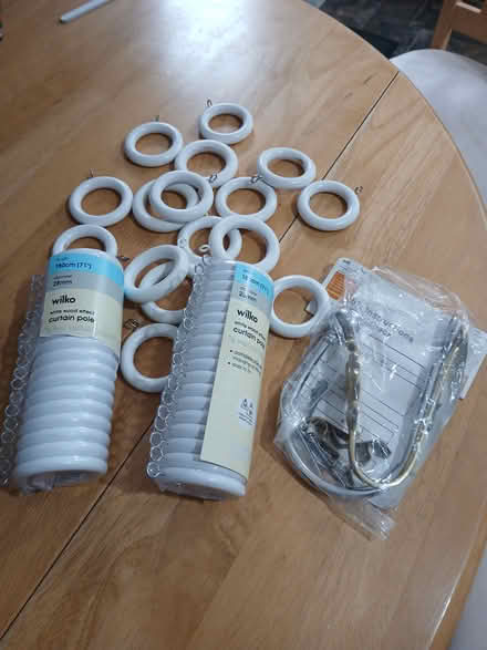 Photo of free Curtain rings (Copthorne) #1