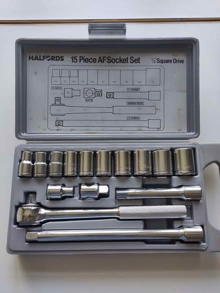 Photo of free Halfords socket set (Wandsworth Common SW12) #1