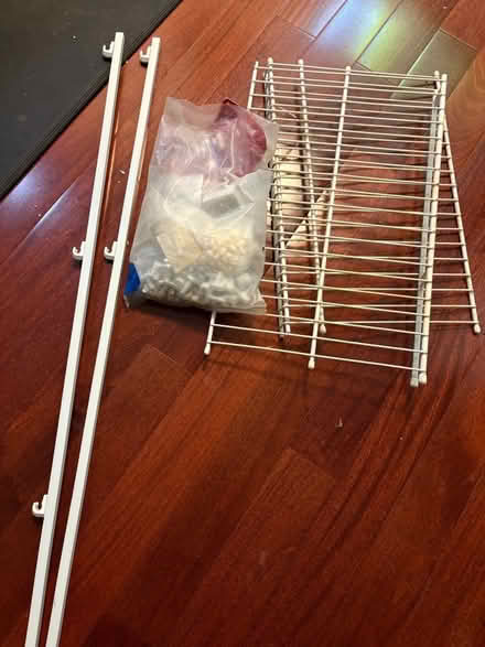 Photo of free Closetmaid shelving, wall clips (Columbia Heights) #1