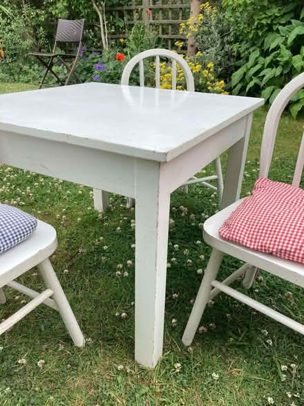 Photo of free Children's wooden table and set of 4 chairs (New Marston OX3) #2