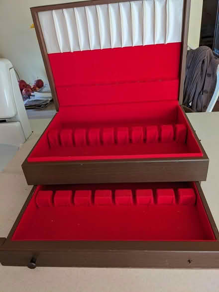 Photo of free Wooden storage box (Belford, N.J.) #4