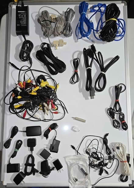 Photo of free Various cables and earbuds (Stockbridge-Mt Zion Rd) #1
