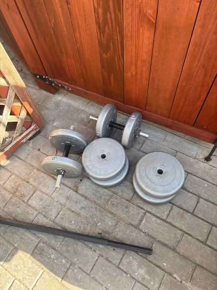 Photo of free Free weights dumbbells and barbell (Midtown) #1
