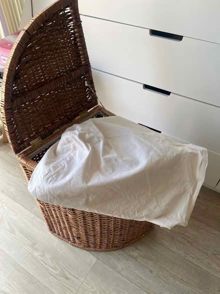 Photo of free Corner linen basket (Clevedon BS21 near Aldi.) #2