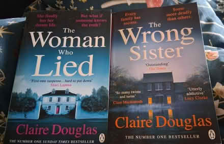 Photo of free Claire Douglas novels (Sutton) #1