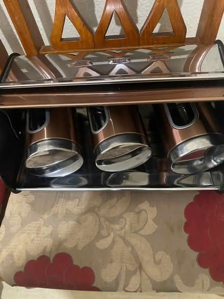 Photo of free Rose colour breadbin and canisters (Barnsbury N1) #1