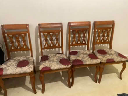 Photo of free 4 dining Chairs (Barnsbury N1) #1
