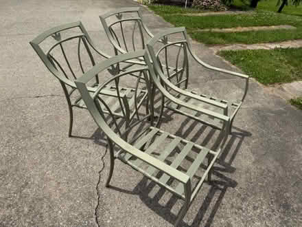 Photo of free outdoor chairs (Rush, near Henrietta) #1