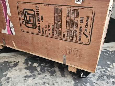 Photo of free Large storage trunk on wheels (LS26 rothwell) #3