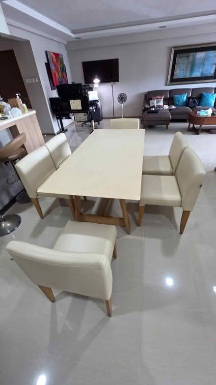 Photo of free Cellini Quartz Dining set 6 chairs (530560) #1