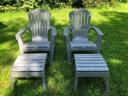 Photo of free adirondack chairs (lawrenceville) #1