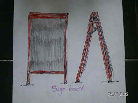 Photo of Child's black board and or white board or sign board (New Costessey NR5) #2