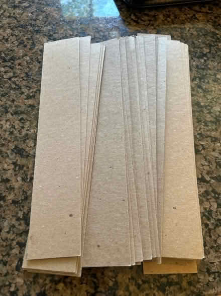 Photo of free 10” x 2” Cardboard strips (Friendship Heights) #1