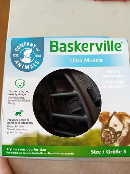 Photo of free Baskerville Dog Muzzle Size 3 (Hove Station area BN3) #1