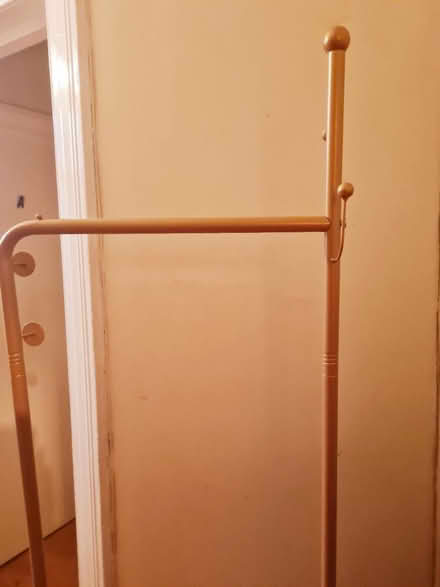 Photo of free Gold clothes rail 👗 (Harlesden) #2