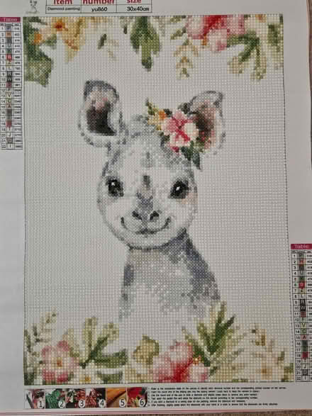 Photo of free Completed Diamond Art - Nursery animal pictures (Redditch B97) #2