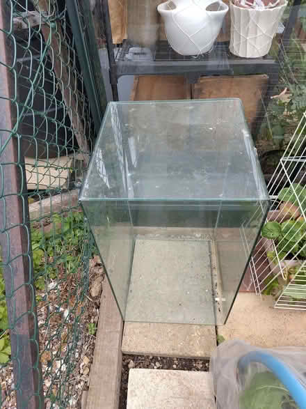 Photo of free cracked glass aquarium (Caldecott OX14) #1