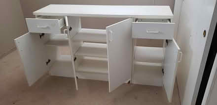 Photo of free White press board cabinet (Vallejo) #2