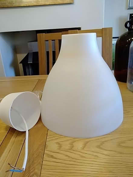 Photo of free Ikea plastic pendant lamp (Wrington BS40) #2