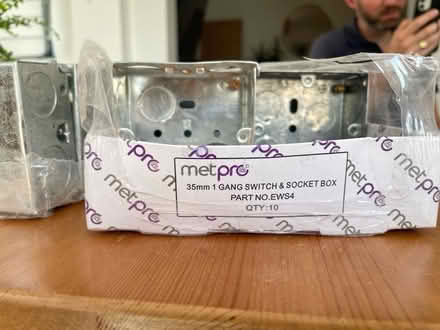 Photo of free Mixed socket and switch back boxes (E4) #2