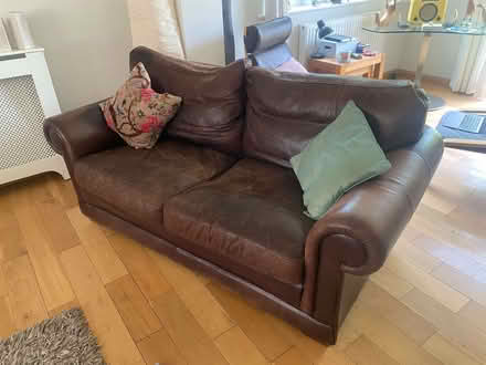 Photo of free 2 x leather sofa (Abbotswood GU1) #3