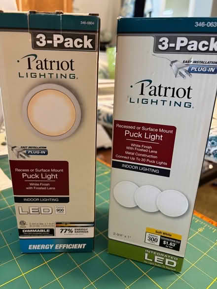 Photo of free Puck Lighting (Near Hobson/Woodridge Dr) #1