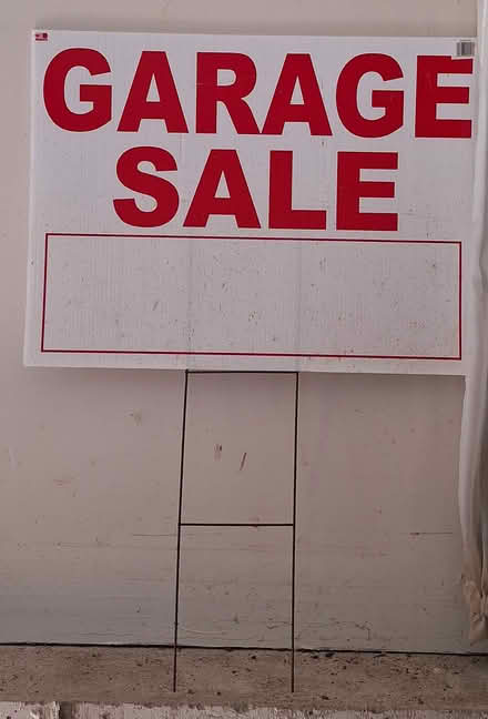 Photo of free Garage Sale Lawn Sign (New Fairfield, CT) #1