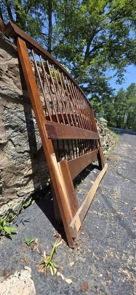 Photo of free Wooden Full Bed Frame (16 lantern lane media pa) #2