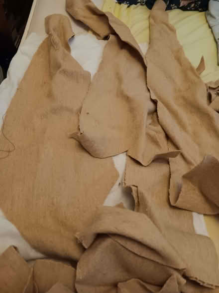 Photo of free fabric pieces, for toy making (New Park HG1) #1
