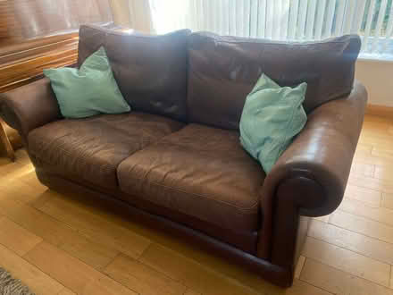 Photo of free 2 x leather sofa (Abbotswood GU1) #4