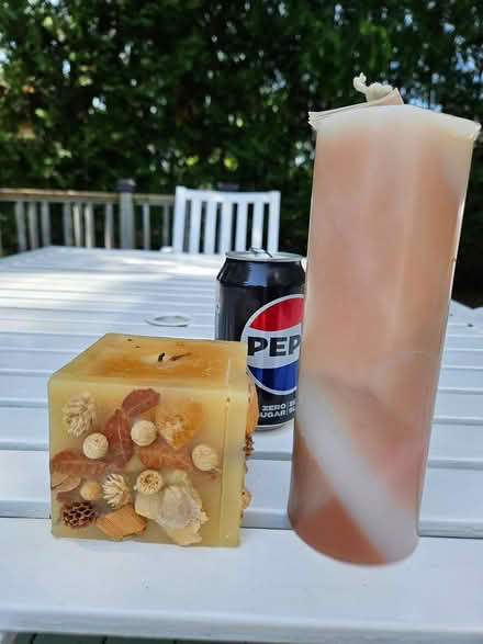 Photo of free Two large candles (paisley and imperial) #1