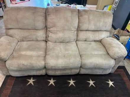 Photo of free Couch and recliner set (The woodlands) #1