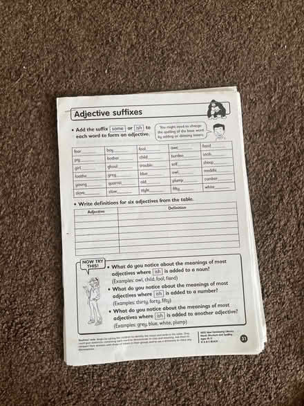 Photo of free English worksheets (Whitton. TW3) #1