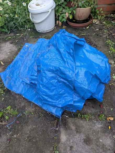 Photo of free Four tarps, three small, one large (Halton LA2) #1
