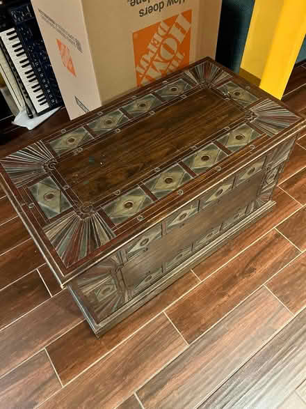 Photo of free Pier 1 Wood Trunk (Takoma DC) #1