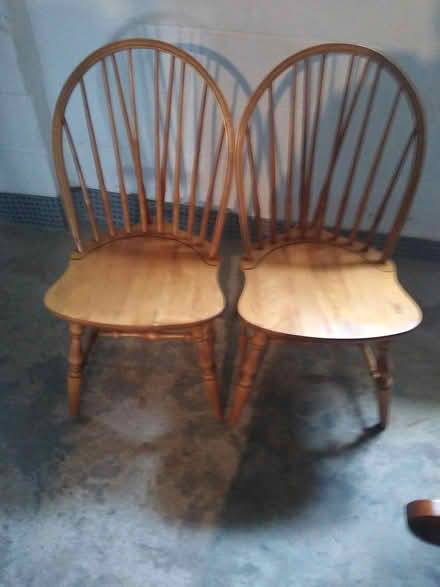 Photo of free Kitchen table and 2 chairs (Mount Ephraim, NJ) #1