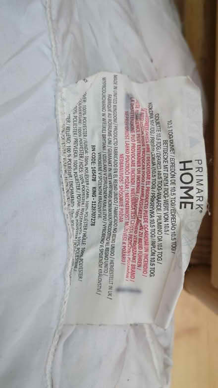 Photo of free Duvet and two pillows (WA14 Altrincham) #2