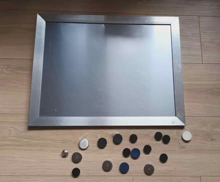 Photo of free Magnetic notice board & magnets (SW11) #1